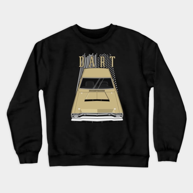 Dodge Dart 1968 - beige Crewneck Sweatshirt by V8social